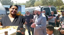  فيديو: تشييع جثمان السيدة نادرة جنزي بيافا وسط مشاركة مسؤولي معهد أكيم